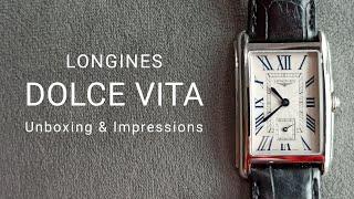 Affordable Cartier Tank! Unboxing of Longines DolceVita L5.512.4