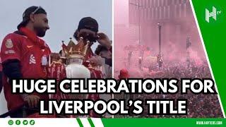 ONE MILLION Liverpool fans CELEBRATE Premier League title at open-top bus parade