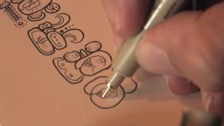 Dr. Mark Van Stone - How Maya Hieroglyphs are written - Demonstration