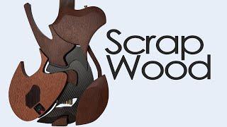 Crafting a One-of-a-Kind Guitar with Scrap Wood (supercut)