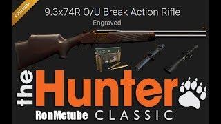 9.3x74R Engraved Over and Under Break Action Rifle - theHunter Classic 2019