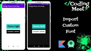 How to Implement Import Custom Font in Android Studio Kotlin