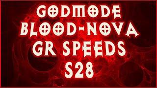 S28 Necromancer GR Speeds BLOOD NOVA Build Guide 2.7.5 Diablo 3