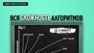 ВСЯ СЛОЖНОСТЬ АЛГОРИТМОВ ЗА 11 МИНУТ | ОСНОВЫ ПРОГРАММИРОВАНИЯ