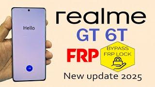 realme GT 6T 5G (Rmx3853) Frp Bypass new update 2025