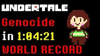 Undertale Genocide Speedrun in 1:04:21 (Former WR)