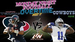 Houston Texans @ Dallas Cowboys | Monday Night Football Week 11 | Instant Postgame Analysis LIVE!