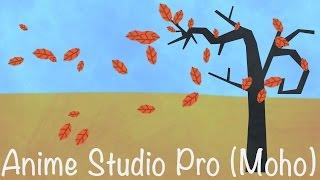 Anime Studio Pro 11 (Moho Pro) - Как сделать анимацию полета и падения листьев с дерева