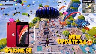 NEW UPDATE 3.6 | IPHONE SE 2020 PUBG TEST IN 2025 | IOS 18.2 | PUBG MOBILE