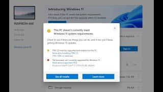 Upgrading to Windows 11 on an older computer