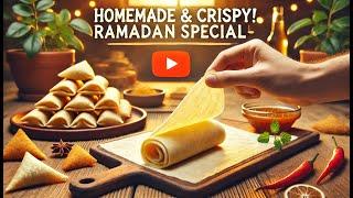 Ramadan Special! Homemade Spring Roll & Samosa Sheets  | Easy & Crispy