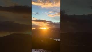 The View | inspiring sunset | mountains #shorts #subscribe