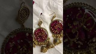 Resin Trending Jhumka  ||diy #resinart #trending #resinjhumka #ytshorts #ytviral #epoxy #resin