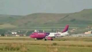 Wizzair take off at Someseni (LRCL - LRBS)