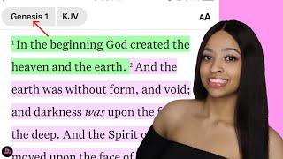 Bible Reads With Ms.Danreael GENESIS CHAPTER 1