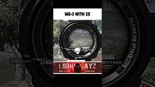MG-3 WITH 3x #pubgmobile #gamer #shorts