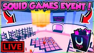 (LIVE) SQUID GAMES EVENT in PET SIMULATOR 99!! (Roblox)