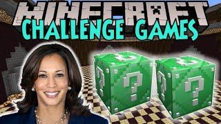 Minecraft: KAMALA HARRIS CHALLENGE GAMES - Lucky Block Mod - Modded Mini-Game