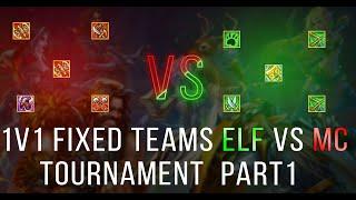 1v1 Fixed Teams Elf vs Mc Tournament - Warpsear Online - Part 1