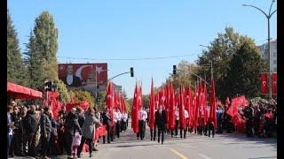 Cumhuriyet kenti Eskişehir bayramını kutladı