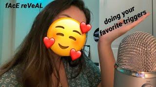 ASMR Doing YOUR Favorite Triggers + face reveal | 1,000 SUB SPECIAL!!