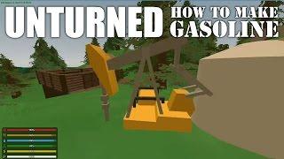 Unturned - Build a Pump Jack make your own Gas