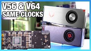 Vega 56 & 64 Shader Comparison at Same Clocks