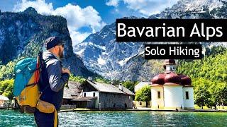 Hiking in the Alps || Solo Hiking in the Bavarian Alps || Berchtesgaden National Park