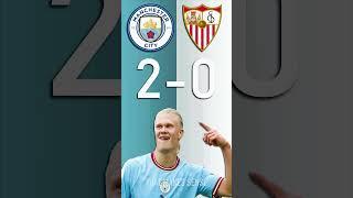 Man City vs Sevilla : UEFA Super Cup Score Predictor - hit pause or screenshot