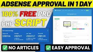 New AdSense Approval Trick!  PHP Script (No Articles Needed!) | 100% Approval Guaranteed! 