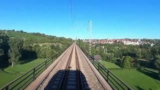 Führerstandsmitfahrt von Kornwestheim Pbf nach Backnang über die kleine Murrbahn