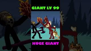 FINAL BOSS GIANT MAX x9999 VS Golden Spetron | Stick War Legacy Mod #shorts