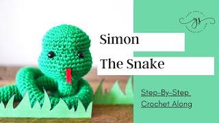 Amigurumi Crochet Animal Tutorial For Beginners | How To Crochet A Snake | Crochet Snake