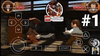 LEGO Pirates of the Carribbean Прохождение на эмуляторе psp для android - Часть 1 - ПОРТ-РОЯЛЬ