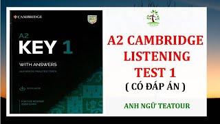 KET 2020 - A2 Key 1 Authentic Practice Tests 2020 - KET Listening TEST 1 with ANSWER KEY