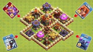 Town Hall 5 But TH-16 Max vs All Max Ground Troops | Clash of clans