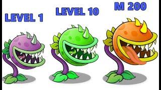 Plants Vs Zombies 2 Chomper Mod Level 1- Level 10 - Mastery 200