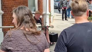 Peter Price, at the Rory Gallagher Festival in Ballyshannon on 31st May 2024.