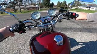 1986 Yamaha maxim xj 700 first spring ride!