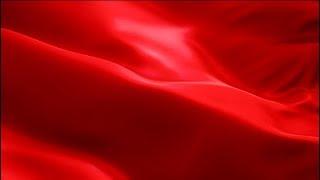 Brown Red color Wave Loop waving in wind. Color Red Flag 1080p Full HD 1920X1080. Red flag HD