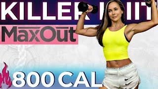 60-MIN EXTREME FAT KILLER HIIT WORKOUT (fast weight loss, body sculpt, abs) | 7-Day MAXOUT Challenge