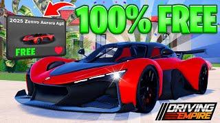 How To Get EVERY CAR In Driving Empire For FREE!