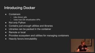 Docker as a replacement for virtualenv