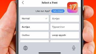 How to change font style in iPhone | How to change fonts on iPhone | iPad | iOS 17