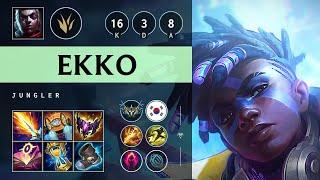 Ekko Jungle vs Viego - KR Challenger Patch 25.09