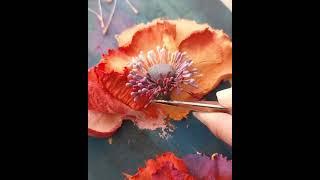 Flower sculptor painting