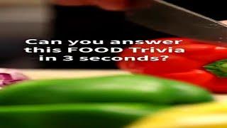 Can You Answer This FOOD Trivia in 3 secs? Part 7 #shortsvideo #foodtrivia #food #triviashort