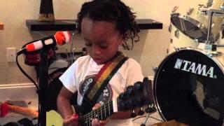 Rastaman Vibration by Bob Marley sang by Myles Kingston Sadler age 2