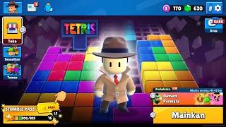 Stumble Guys Level 16 Tetris Skin Detektif