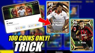 Trick To Get Epic Ac Milan | Big Time P. Maldini, Epic A. Pirlo || eFootball 2023 Mobile